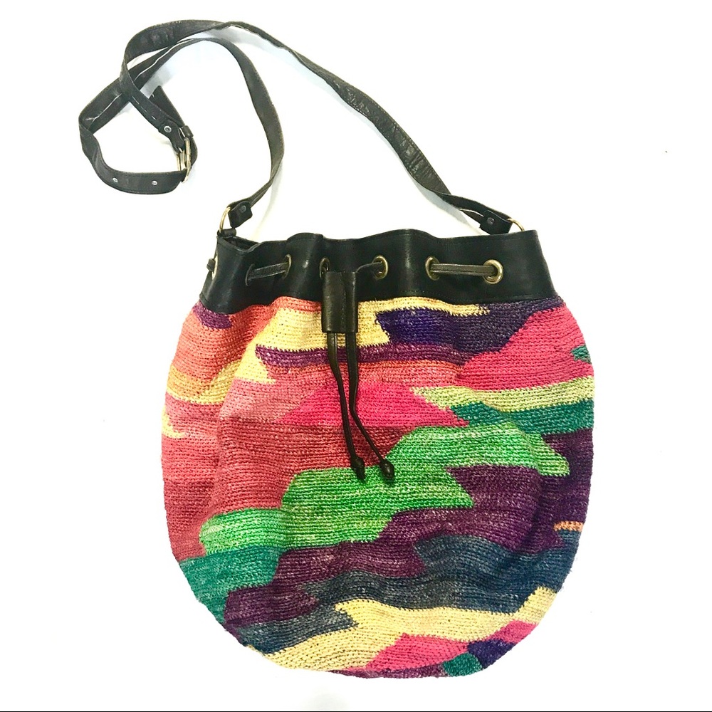 🌼 Vintage 🌼 colorful bucket purse